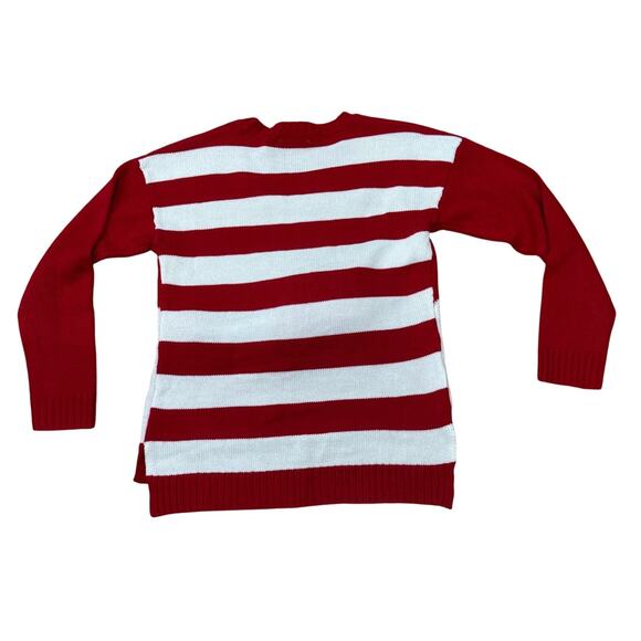 Tumbling 3D Santa Claus Ugly Christmas Sweater M - Picture 3 of 4